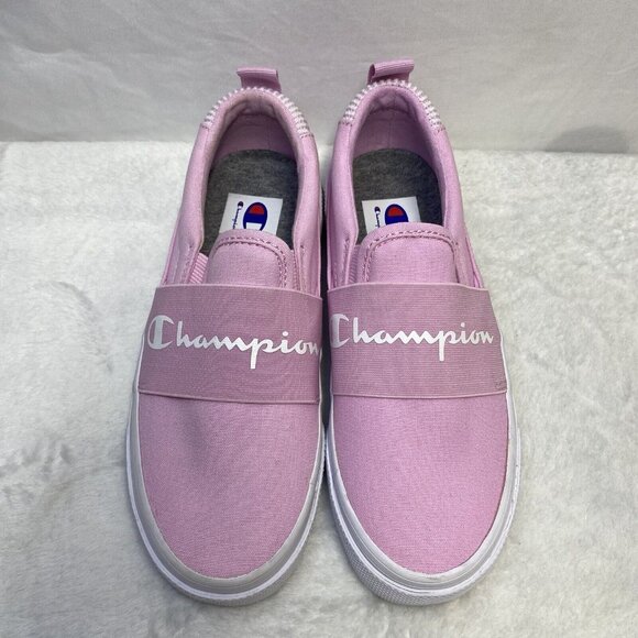 Champion Rally Slip -On Sneakers Canvas Shoes Women Size 6 Pink New (CPS10165W) - Picture 12 of 16